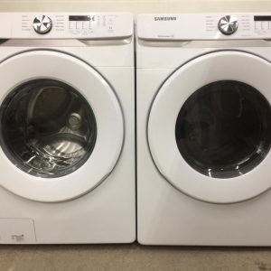 Used Less Than 1 Year Samsung Set Washer WFT6000AW And Dryer DVE45T6005W (3)