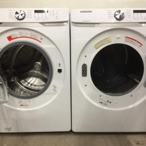 Used Less Than 1 Year Samsung Set Washer WFT6000AW And Dryer DVE45T6005W (5)