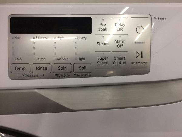 Used Less Than 1 Year Samsung Washer WF45R6300AW