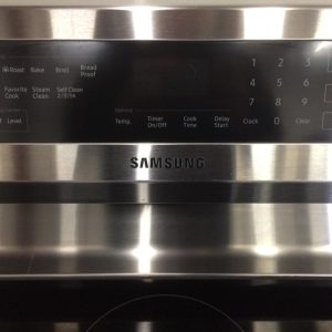 Used Less Than 1Year Samsung Electric Stove NE59R6631SS (5)