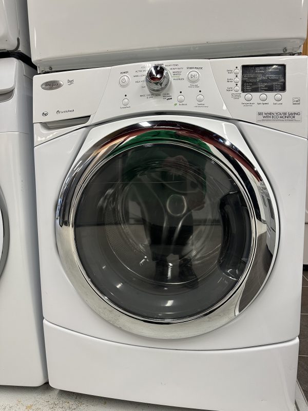 Used Whirlpool Set Washer WFW9351YW00 and Electric Dryer YWED8500SR0