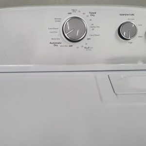 Used Whirlpool Set Washer WTW4800BQ0 and Dryer YWED4800BQ0 1
