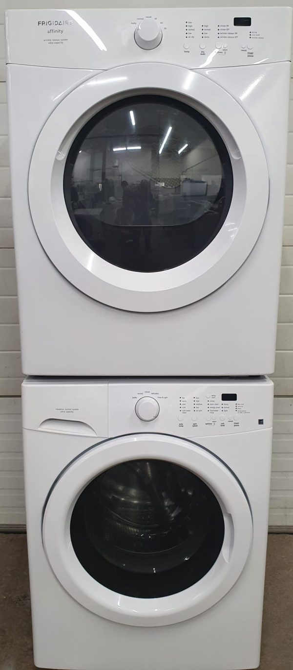 Used Frigidaire set Washer CAQE7001LW0 and Dryer FFFW5000QW0