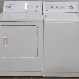 Used Kenmore set Washer 110.23012102 and Dryer 110 (4)