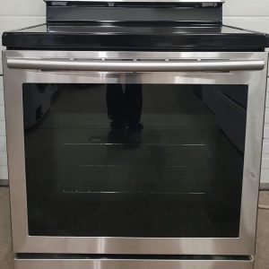 Used Less Than 1 Year Samsung NE59J7630SS Range, New Cooktop