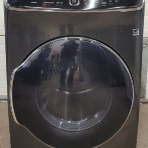 Used Less Than 1 Year Samsung Set Double Washer WV60M9900AVA5 and Dryer DVE60M9900VAC (3)
