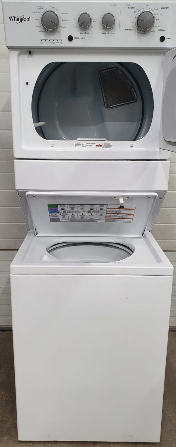 Used Less Than 1 Year Whirlpool YWET4027HW0 Laundry Center