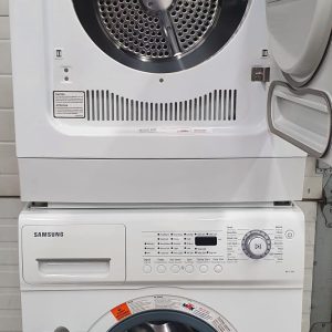 Used Samsung Set Apartment Size Washer WF J1254 and Dryer DV665JW (3)