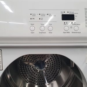 Used Samsung Set Apartment Size Washer WF J1254 and Dryer DV665JW (5)