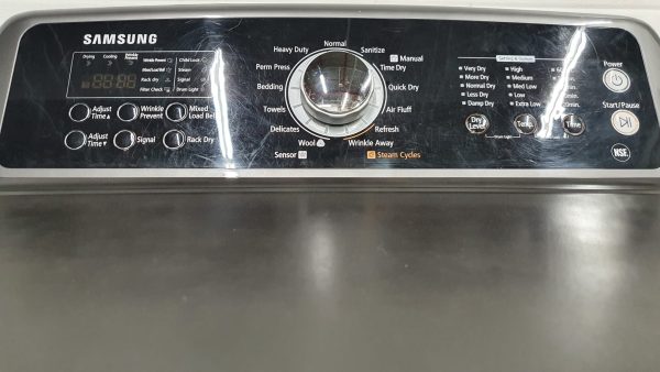 Used Set Samsung Washing Machine WA5471ABP And Dryer DV5471AEP
