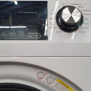 Used GE 2 in 1 Washer Dryer Set 24 inch Front Load WasherDryer Combo GFQ14ESSN0WW (3)