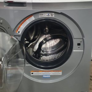 Used Haier 2 in 1 Washer Dryer Set Combo HLC1700A Wash and Dry in the Same Machine Non Vented Condensing Drying 120V (3)