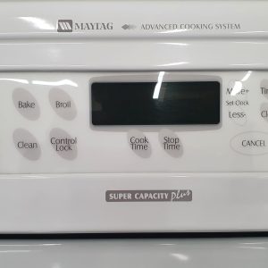 Used Maytag Electric Stove MER5770BCW (1)