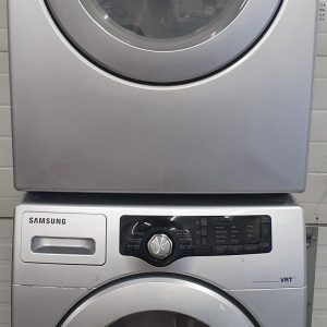 Used Samsung Set Washer WF210ANS and Dryer DV210AES (4)