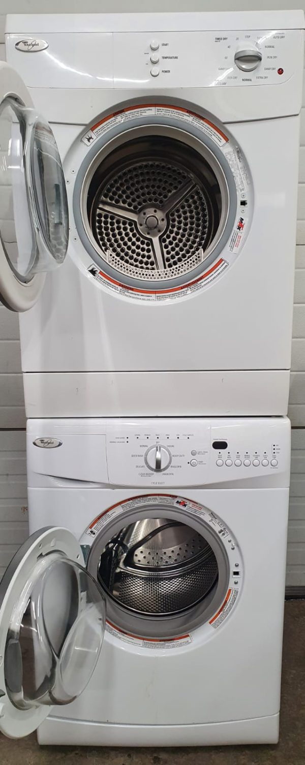 Used Whirlpool Apartment Size Set Washer WFC7500V2 and Dryer YWED7500VW (Copy)