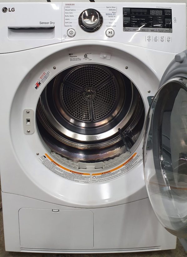 Used LG Stackable Ventless Smart Electric Dryer DLEC888W