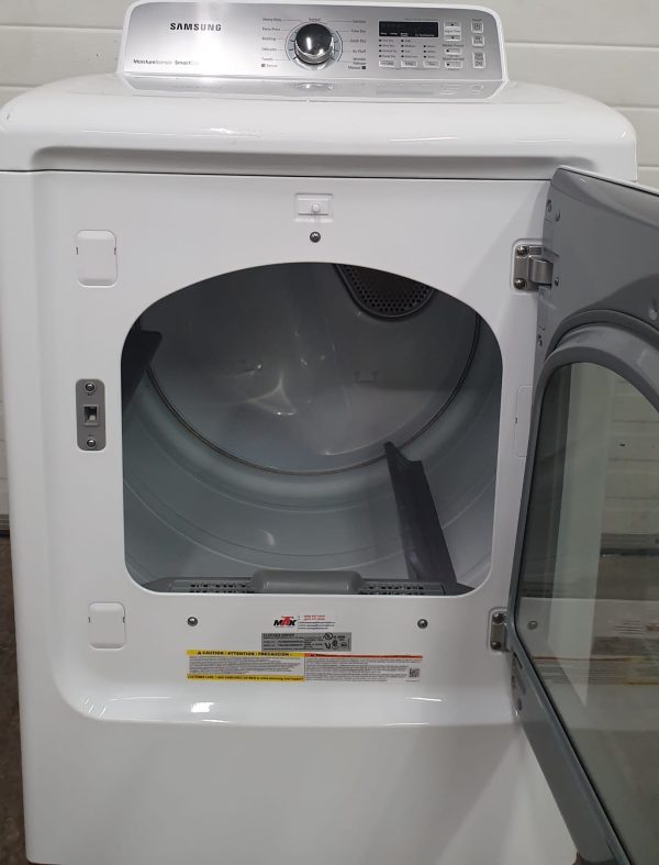 Used Samsung Electric Dryer DV456EWHDWR