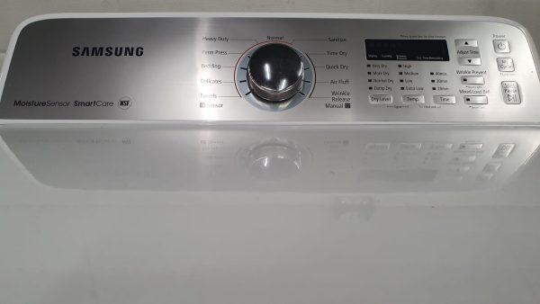 Used Samsung Electric Dryer DV456EWHDWR