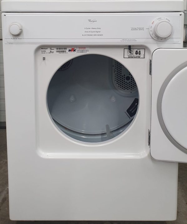 Used Space Maker Electric Dryer Whirlpool LDR3822HQ1 120v