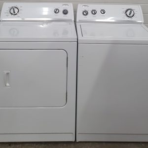 Used Whirlpool Set Washer WTW5200VQ0 And Dryer YWED5200VQ0