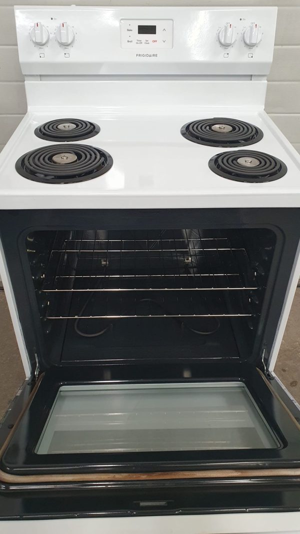 Used Frigidaire Electric Stove FCRC301CAW