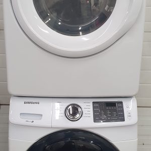 Used Samsung Set Washer WF45K6200AW With AddWash and Dryer DV42H5000EW