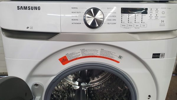 Open Box Samsung Set Washer WF45T6000AW and Dryer DVE45T6005W