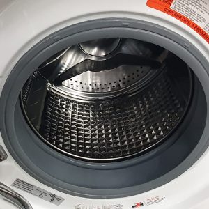 Used Less Than 1 Year Samsung Set Apartment Size Washer WW22K6800AW and Ventless Electric Dryer DV25B6800HW (2)