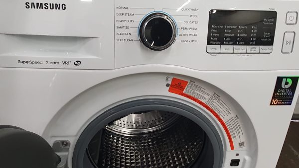Used Less Than 1 Year Samsung Set Apartment Size Washer WW22K6800AW and Ventless Electric Dryer DV25B6800HW
