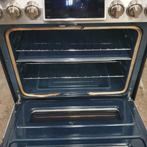 Used Samsung Chef Collection Slide In Gas Stove NY58J9850WS With 2 Ovens (2)
