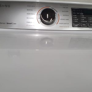 Used Samsung Set Washer WA50M7450AW and Dryer DVE50M7450W (3)