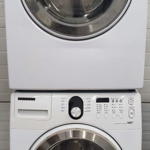 Used Samsung Set Washer WF218ANW and Dryer DV218AEW (1)