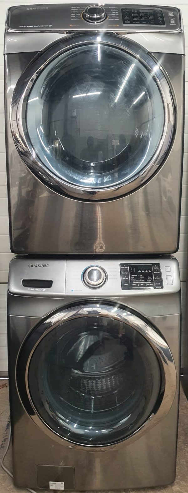 Used Samsung Set Washer WF45M5500AP and Dryer DV45H6300EP