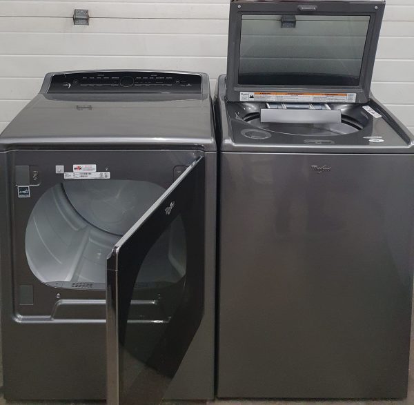 Used Whirlpool Set Washer WTW8500DC0 and Dryer YWED8500DC0