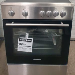 Open Box Blomberg Slide In Electric Stove BERC24202SS 24inch 1