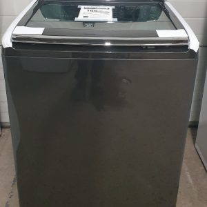 Open Box Samsung WA52T7650AV Top Load Washer