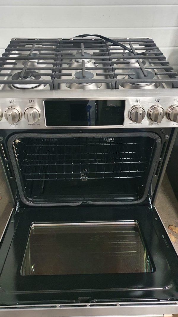 Used Less Than 1 Year GE Cafe Gas Stove CCGS700P2M3S1