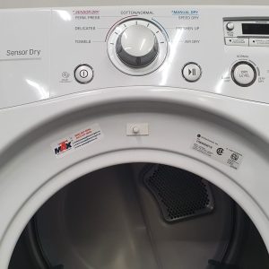 Used LG Set Washer WM3050CW and Dryer DLE2250W (3)