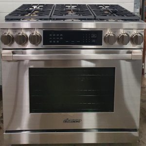 Used Less Than 1 Year Dacor HDPR36S C Dual Gas Range 36inch (2)
