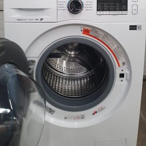 Used Less Than 1 Year Samsung Apartment Size Washer WW22K6800AW (1)