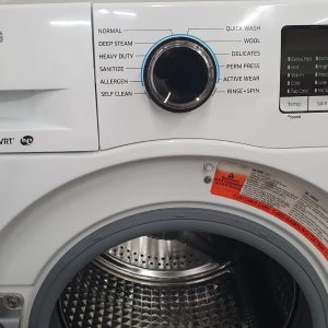 Used Less Than 1 Year Samsung Apartment Size Washer WW22K6800AW (3)