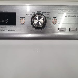 Used Maytag Set Washer MVWB725BW0 And Electric Dryer YMEDB725BW0 (1)