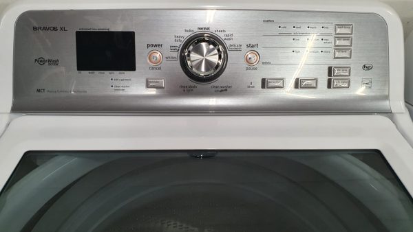 Used Maytag Set Washer MVWB725BW0 And Electric Dryer YMEDB725BW0