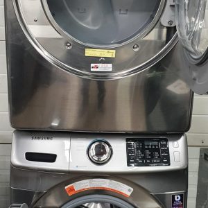 Used Samsung Set Washer WF42H5200A and Dryer DV42H5200EP (3)