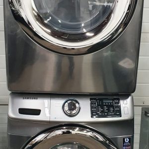 Used Samsung Set Washer WF42H5200A and Dryer DV42H5200EP (4)