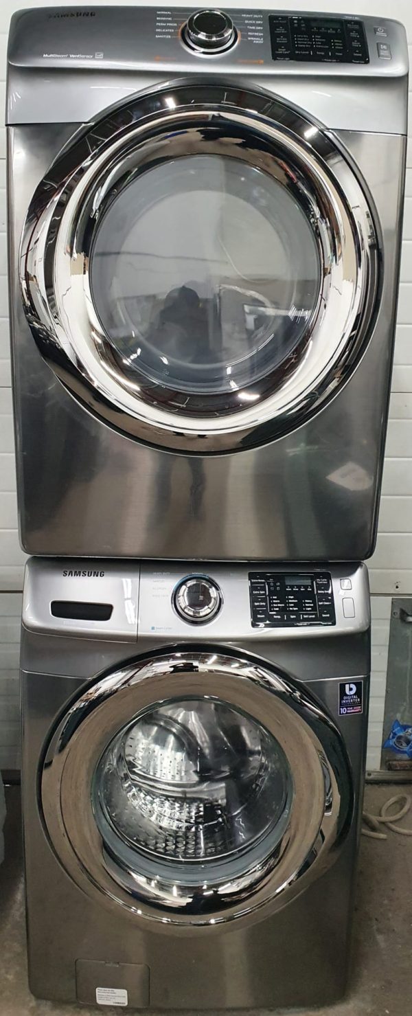 Used Samsung Set Washer WF42H5200A and Dryer DV42H5200EP