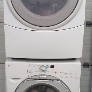 Used Whirlpool Set Washer GHW9100LW and Dryer YGEW9200LW0