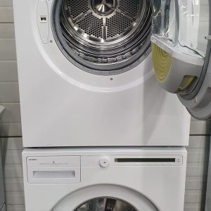 Used less than 1 Year Asko Set Compact washer W2084.W.U and Dryer T208V.W (1)