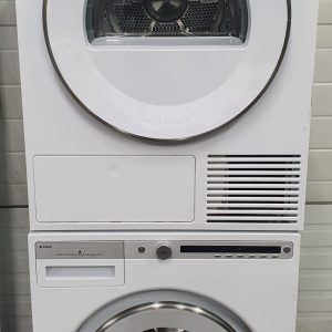Used less than 1 Year Asko Set Compact washer W4114C.W and Vent Less Dryer T411HS (1)