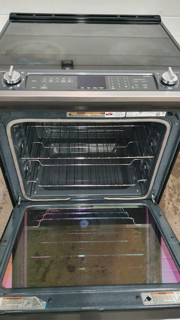Used Whirlpool Slide In Electric Stove YWEE730H0DS0